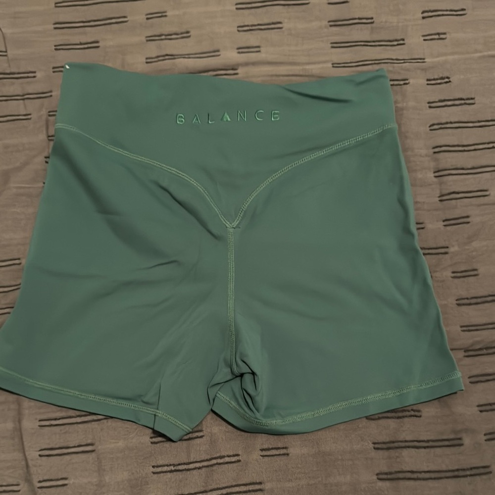 Vitality Balance Green Shorts